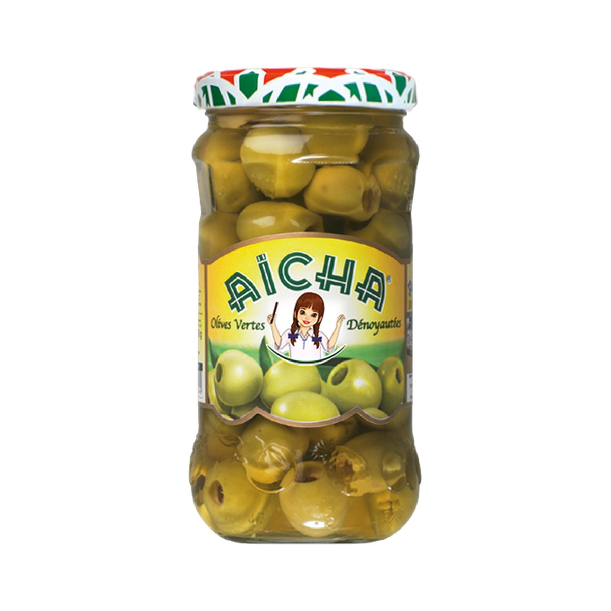 K Olives Vertes Dénoyautées * 6 Boc. 37cl AICHA