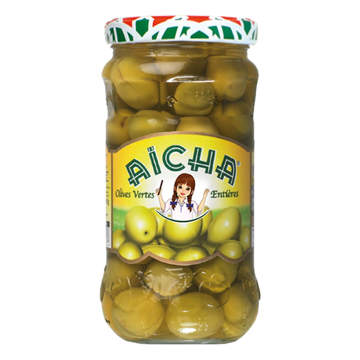 K Olives Vertes Entières * 6 Boc. 72cl AICHA