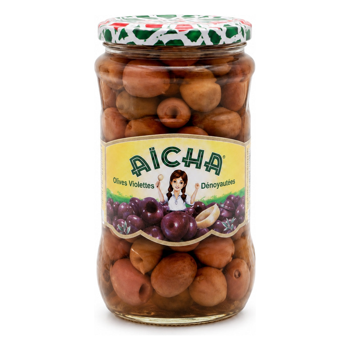 K Olives Viol. Dénoyautées * 6 Boc. 72cl AICHA
