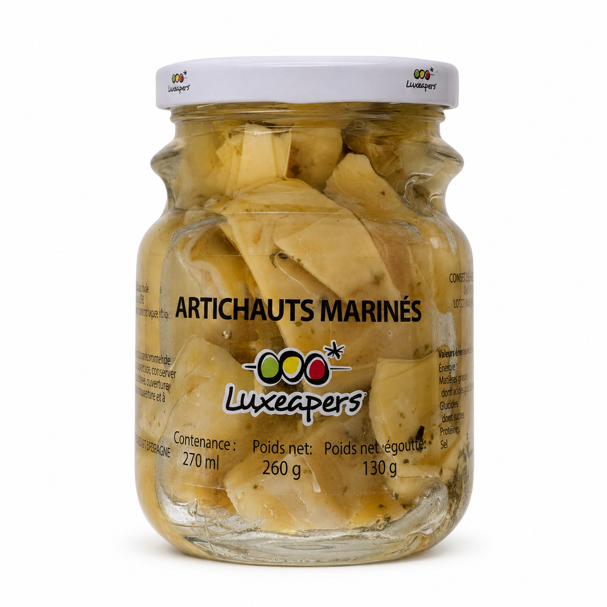 Artichauts Marinés * 12 Boc. 270ml LUXEAPERS