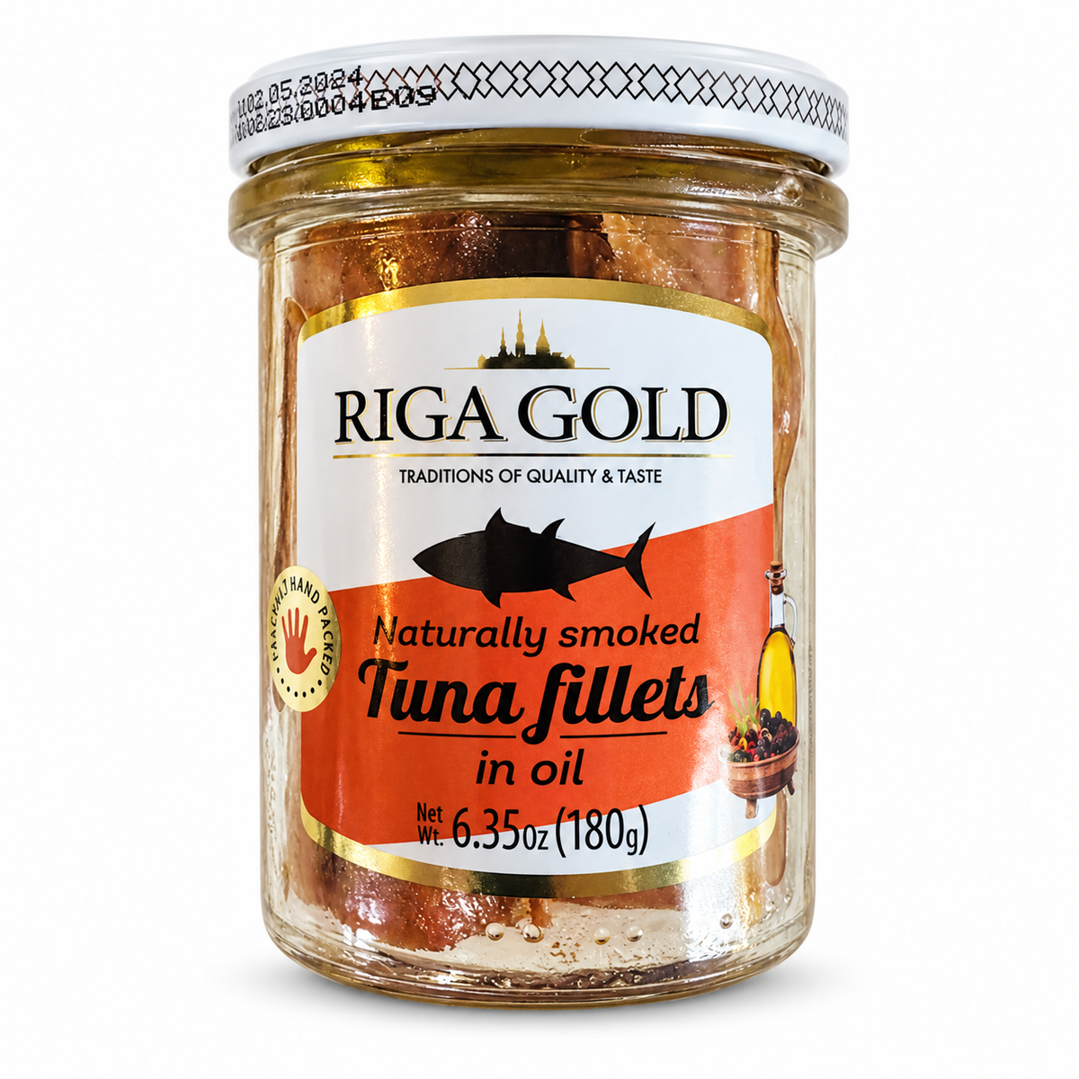 Filets de Thon Fumés * 12 Boc. 180g Hv OLD RIGA