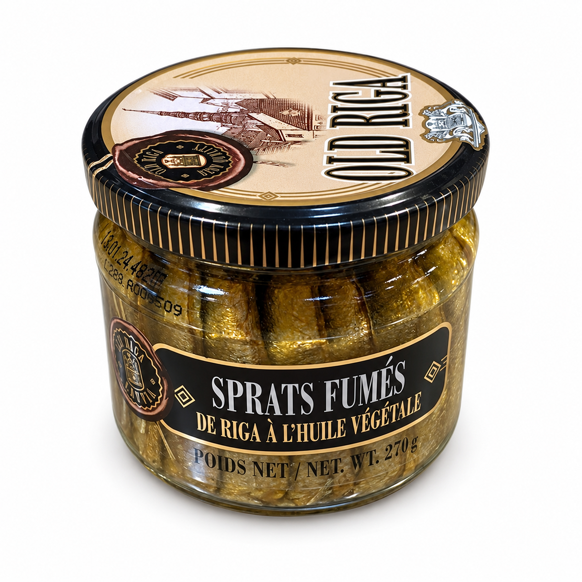 K Sprats Fumés * 12 Boc. 270g Hv OLD RIGA