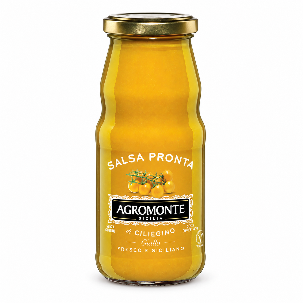 K Salsa Pronta Giallo * 12 Bout. 360g AGROMONTE