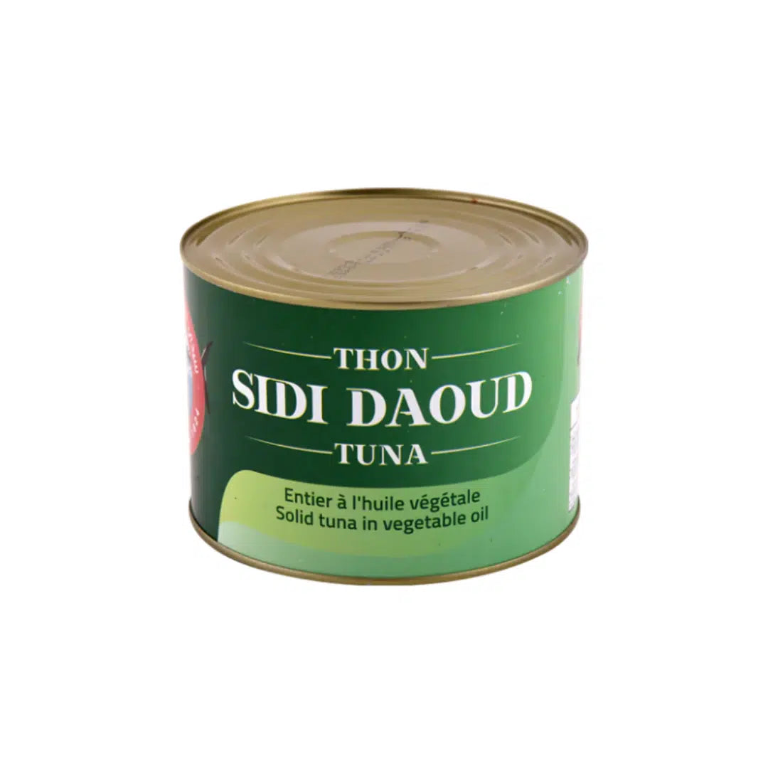 Thon Entier Huile Végétale * 4 Btes 2.050 Kg SIDI DAOUD