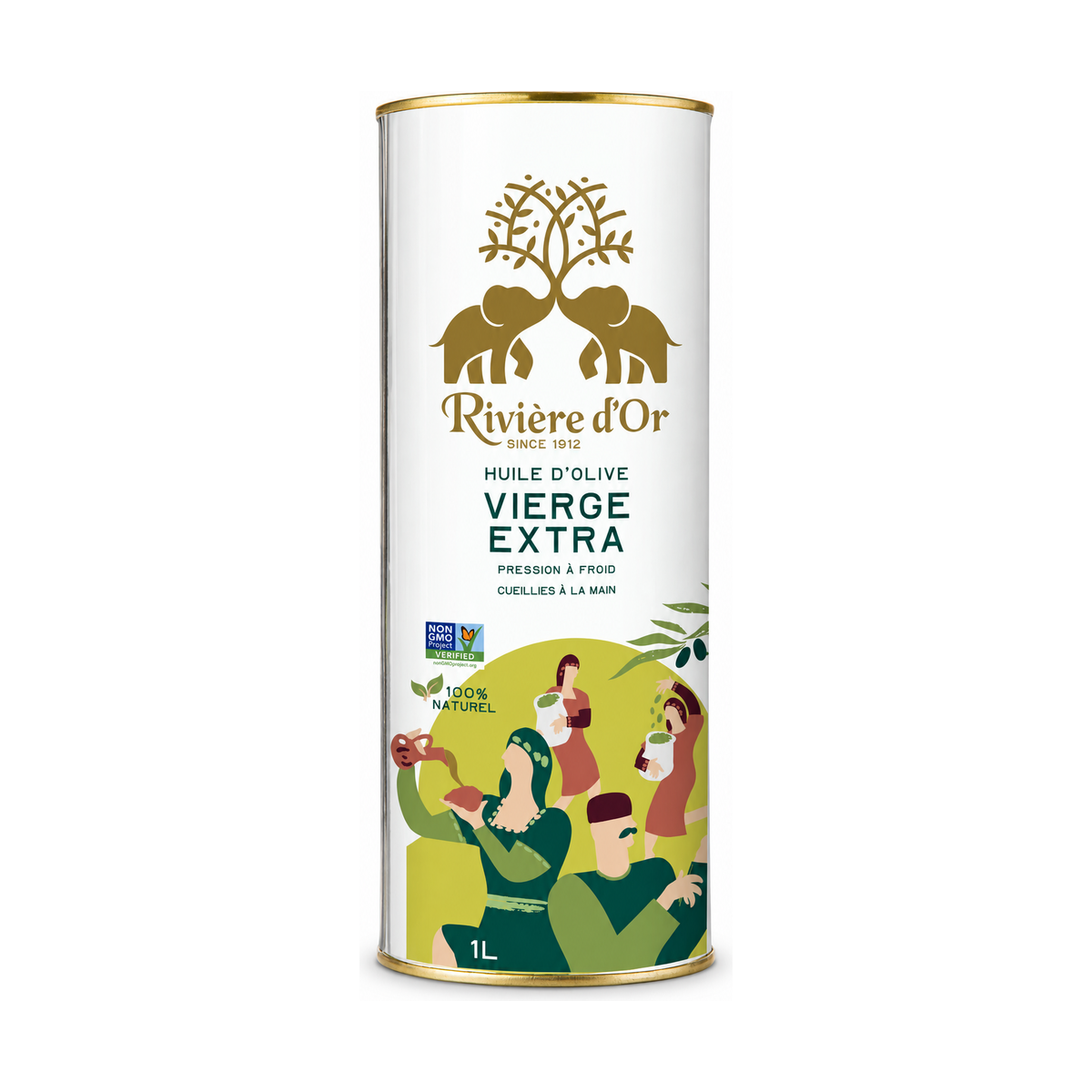 K Huile d'Olive Vierge Extra * 15 Bid. 1L RIVIERE D'OR